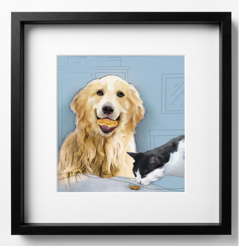 "Cookie Companions" Fine Art Giclee Print